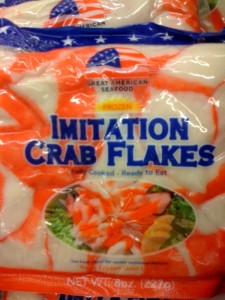 Imitation Crab Flakes! Ready to eat!